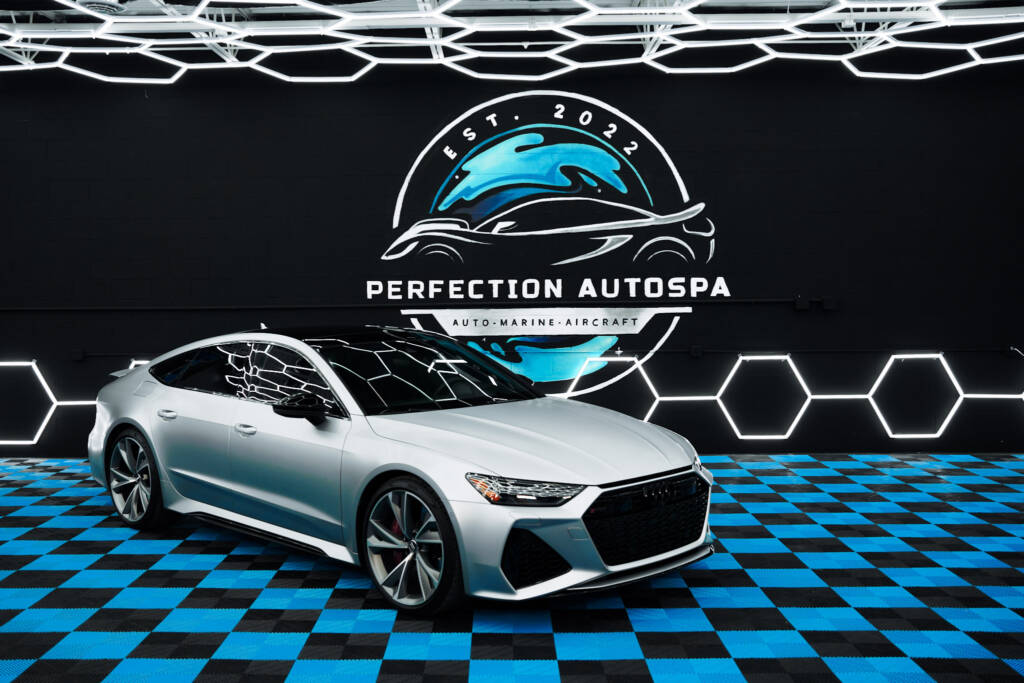 Vehicle with paint protection film applied at Perfection Autospa in Dublin, Ohio