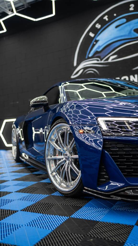 Paint protection film applied to a vehicle at Perfection Autospa in Dublin, Ohio