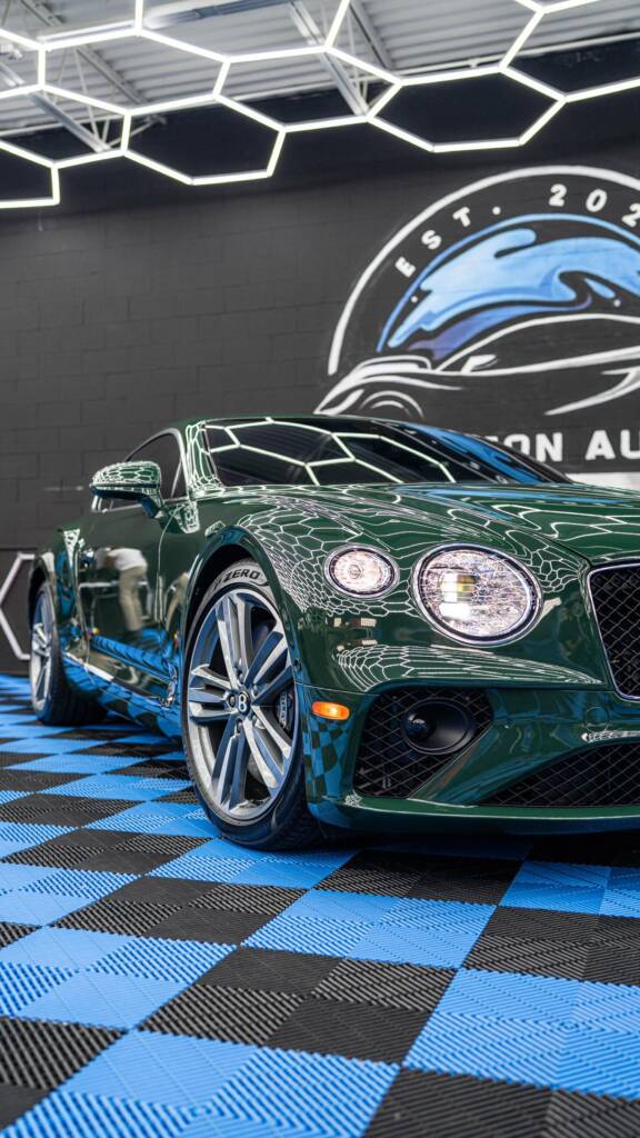 Paint protection film applied to a vehicle at Perfection Autospa in Dublin, Ohio