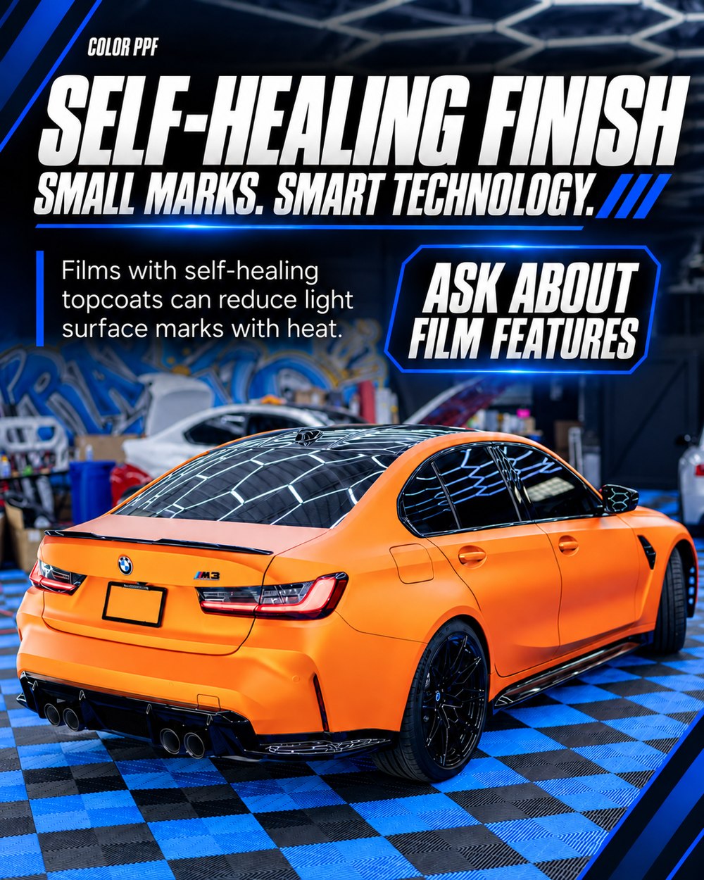 Self-healing finish: ask about film features